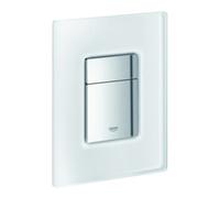 Grohe Grohe Plaque de recouvrement Skate Cosmopolitan daVinci blanc, verre, montage vertical/horizontal Quantité:1
