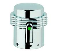 Grohe Grohe Poignée d'arrêt 47246 avec bouton d'économie pour Automatic 2000 Clova chrome/chrome mat Quantité:1