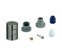 Grohe Grohe Poignée métal 47984 Poignée de débit EcoButton graphite dur brossé Quantité:1