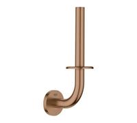 GROHE Porte-papier toilette Essentials 40385DL1 mural, fermeture dissimulée, Warm Sunset brossé