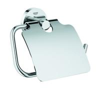 Grohe Grohe Porte-papier WC Essentials avec couvercle, fixation dissimulée, chrome Quantité:1