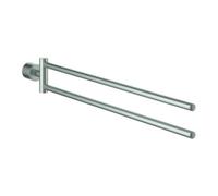 Grohe Grohe Porte-serviettes Atrio 539 mm, 2 bras, non pivotant, supersteel Quantité:1