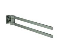 Grohe Grohe Porte-serviettes double Allure 460 mm, pivotant 90°, graphit brossé Quantité:1