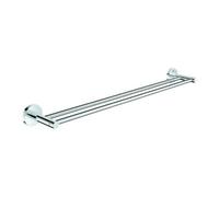 Grohe Grohe Porte-serviettes double Essentials 60 cm, fixation dissimulée, chrome Quantité:1