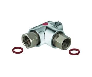 Grohe Grohe Raccord de distribution 07202 pour mitigeurs d’évier ND chrome Quantité:1