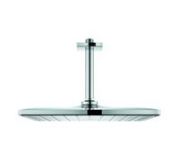 GROHE – Set de douche Rainshower – Chromé – Évacuation plafond 14,2 cm – Limiteur de débit