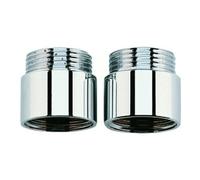Grohe Grohe Rallonge 07130 20 mm DN20 pour robinets muraux 1/2" 2 pièces chrome Quantité:1