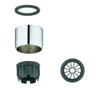 Grohe Grohe Régulateur de débit 46163 pour chauffe-eau ouverts M22x1 chrome Quantité:1