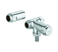 Grohe Grohe Robinet d'arrêt 3/4", chrome, raccord à droite Quantité:1