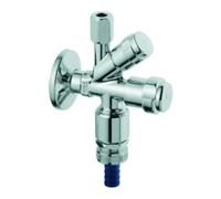 Grohe Grohe Robinet d'arrêt d'angle 1/2", avec aérateur de tube, modèle C, chrome Quantité:1