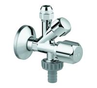 Grohe Grohe Robinet d'arrêt d'angle combiné 1/2", chrome, non auto-étanche Quantité:1