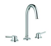 Grohe Grohe Robinet de lavabo 3 trous Concetto 1/2", taille L, avec garniture de vidage, chrome Quantité:1