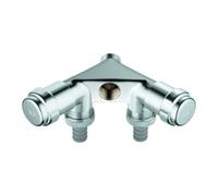 Grohe était le double valve "simple" 41020000 DN15, avec clapet anti - retour, chromé