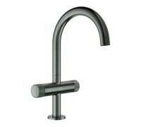 Grohe Grohe Robinet lavabo 1 trou à deux poignées Atrio Priv. Coll. 1/2", L, graphite dur brossé Quantité:1