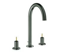 Grohe Grohe Robinet lavabo 3 trous Atrio Priv. Coll. 1/2", taille L, graphite dur brossé Quantité:1