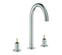 Grohe Grohe Robinet lavabo 3 trous Atrio Priv. Coll. 1/2", taille L, supersteel Quantité:1