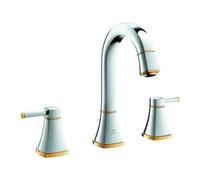 Grohe Grandera Mitigeur lavabo rehaussé 3 trous avec bonde chrome/or 20619ig0