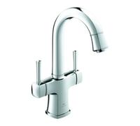 Grohe Grohe Robinet lavabo à deux poignées Grandera 1/2", taille L, chrome Quantité:1