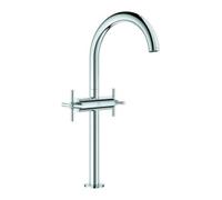 Grohe Grohe Robinet lavabo deux poignées Atrio 1/2", taille XL, avec poignées croisées, chrome Quantité:1
