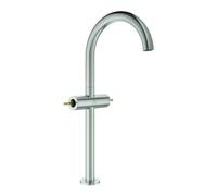 Grohe Grohe Robinet lavabo deux poignées Atrio Priv. Coll. 1/2", XL, supersteel Quantité:1
