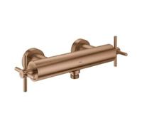 Grohe Grohe Robinet mitigeur douche Atrio 1/2", avec poignées croisées, montage mural, blanc mat Quantité:1