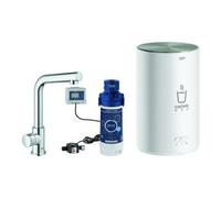 Grohe Grohe Robinet sur pied Red Mono chrome, taille M, avec robinet sur pied et chauffe-eau Quantité:1