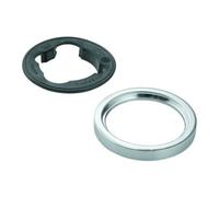 Grohe Grohe Rosace 48603 pour robinets lavabo sans tige ronde chrome Quantité:1