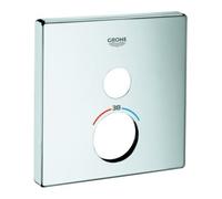 Rosace Grohe Pour Thermostat avec 1 vanne d'arrêt Chromé 49037000