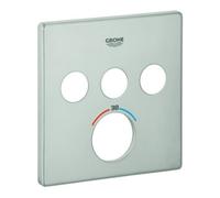 Grohe Grohe Rosace 49042 pour SmartControl UP-THM carrée avec 3 ASV supersteel Quantité:1