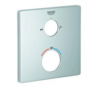 Rosace Grohe Grohtherm Bath 2 trous Carré Chromé 49079000