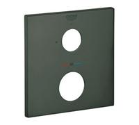 Grohe Grohe Rosace 49109 carrée pour THM-FMS graphite dur brossé Quantité:1