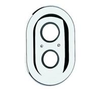 Grohe Grohe Rosace ovale 47188 225x150 pour Automatic 2000/Sentosa chrome ancien Quantité:1