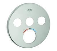 Grohe Grohe Rosette 49035 pour SmartControl UP-THM ronde avec 3 ASV supersteel Quantité:1