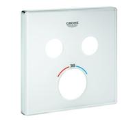 Grohe Grohe Rosette 49040 pour SmartControl UP-THM carré avec 2 ASV blanc lune Quantité:1
