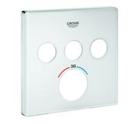 Grohe Grohe Rosette 49043 pour SmartControl UP-THM carré avec 3 ASV blanc lune Quantité:1