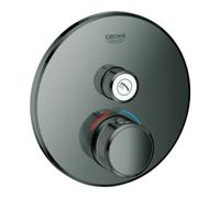 Grohe Grohe Set complet Grohtherm Smartcontrol hd graphite, rd, UP-THM, 1 vanne d'arrêt Quantité:1