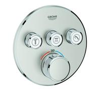 Grohe Grohe Set complet Grohtherm Smartcontrol superposé, rond, UP-THM, 3 vannes d'arrêt Quantité:1