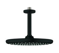 Grohe Grohe Set de douche de tête Tempesta 250 26669 DA 142 mm 1 jet 9,5 l/min noir mat Quantité:1