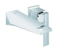 Grohe Grohe Set de montage complet Allure Brilliant Robinet mural 2 trous, H 16,1 cm, blanc, chrome Quantité:1