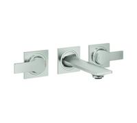 Grohe Grohe Set de montage complet Allure Mitigeur lavabo encastré 3 trous, 1/2", H 15 cm, chromé, acier inox Quantité:1
