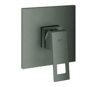Mélangeur douche Grohe Eurocube à une main, rosette rectangulaire, 24061AL0, Couleur: graphite dur brossé
