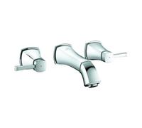 Grohe Grandera robinetterie de lavabo 3 trous, saillie 177mm, montage encastré, 20622000, Couleur: chrome