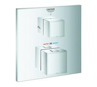 Grohe Grohe Set de montage Grohtherm Cube mitigeur thermostatique encastré, avec commutateur 2 voies, chrome Quantité:1