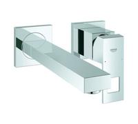 GROHE Eurocube - Mitigeur monocommande lavabo pour montage mural avec projection 231 mm sans garniture de vidage chrome