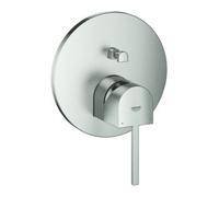 GROHE Plus Mitigeur monocommandé pour bain, montage encastré, 24060DC3, Couleur: acier super