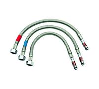 Grohe Set de flexibles de raccordement 43566 Eurodisc SE mitigeur thermostatique autofermants chrome, 43566000,