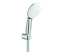 GROHE Jeu de supports muraux Tempesta 110 27799003 – 2 types de jets, tuyau 1250 mm, chromé