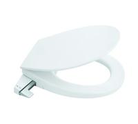 Grohe Grohe Siège WC avec abattant et couvercle en céramique Bau, blanc alpin Quantité:1