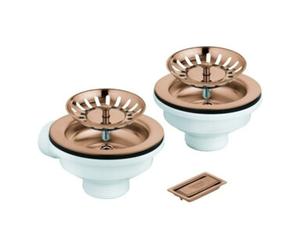 Grohe Grohe Siphon d'évier 40997 1 cuve sans excentrique warm sunset brossé Quantité:1