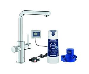 Grohe Grohe Starter Kit Blue Pure Minta 30591 Bec L azur mousseur S-filtre chrome Quantité:1